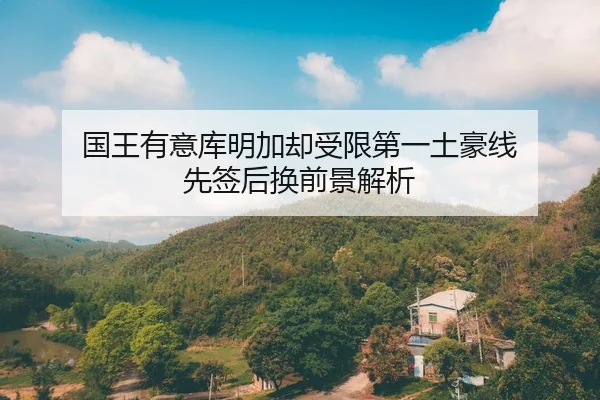 国王有意库明加却受限第一土豪线 先签后换前景解析